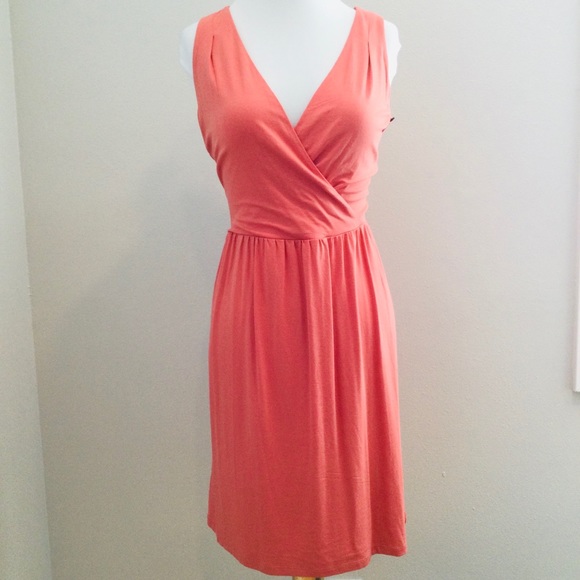 LOFT Coral Dress - Picture 2 of 3